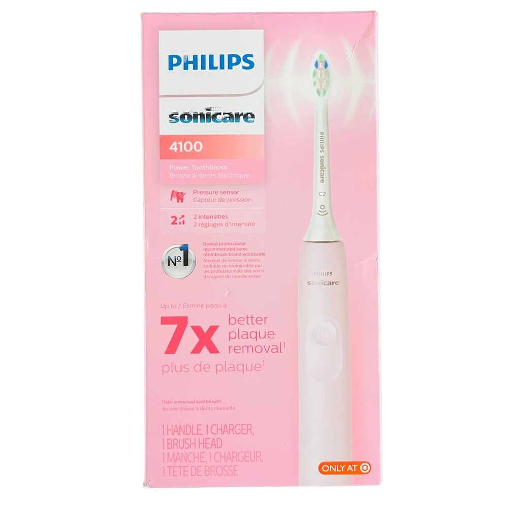 Philips Sonicare 4100 Plaque Control Electric Toothbrush Pink *Open Box*
